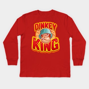 Dinkey King Kids Long Sleeve T-Shirt